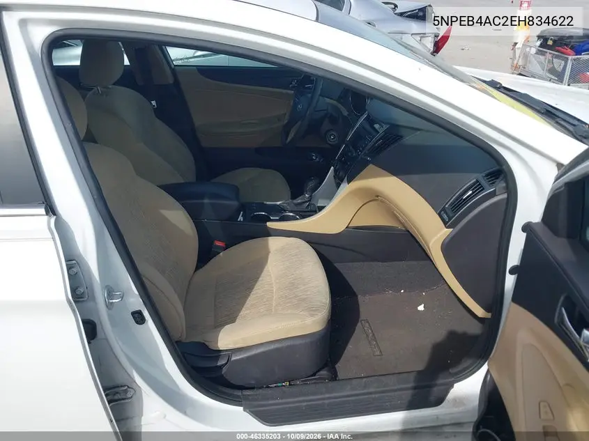 2014 HYUNDAI SONATA VIN 5NPEB4AC2EH834622 — фото 5