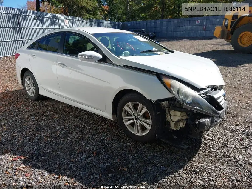 HYUNDAI SONATA 2014, VIN 5NPEB4AC1EH886114