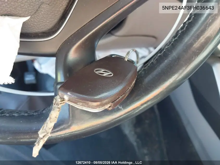 2015 HYUNDAI SONATA VIN 5NPE24AF3FH036643 — фото 11
