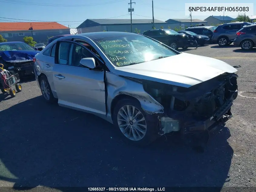 HYUNDAI SONATA 2015, VIN 5NPE34AF8FH065083