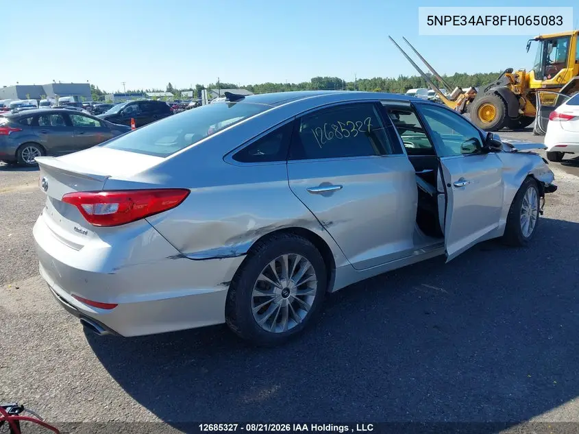 2015 HYUNDAI SONATA VIN 5NPE34AF8FH065083 — фото 4