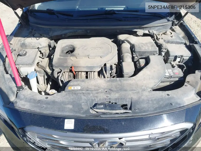 2015 HYUNDAI SONATA VIN 5NPE34AF8FH215306 — фото 10