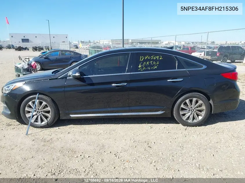 2015 HYUNDAI SONATA VIN 5NPE34AF8FH215306 — фото 14