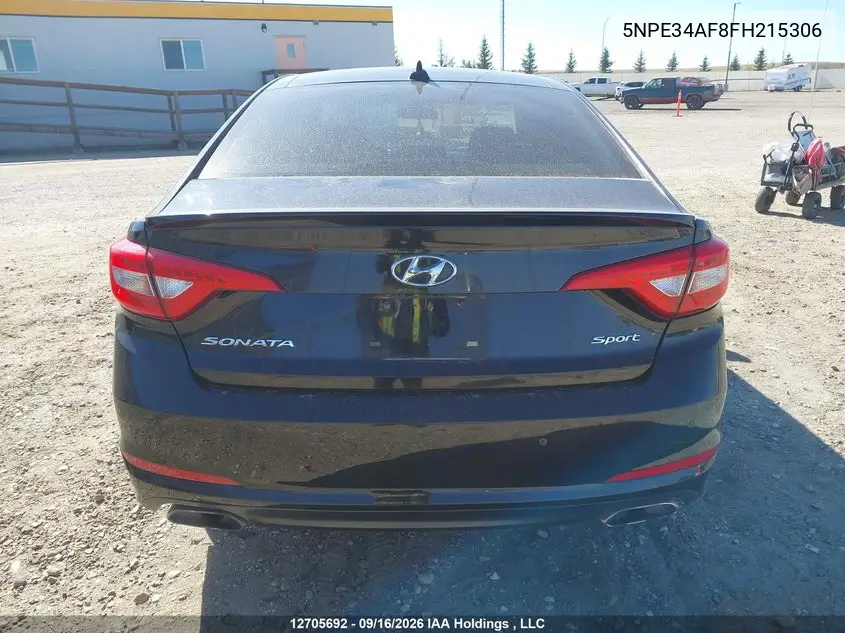 2015 HYUNDAI SONATA VIN 5NPE34AF8FH215306 — фото 16