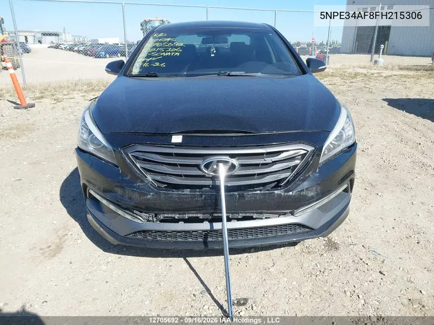 2015 HYUNDAI SONATA VIN 5NPE34AF8FH215306 — фото 6