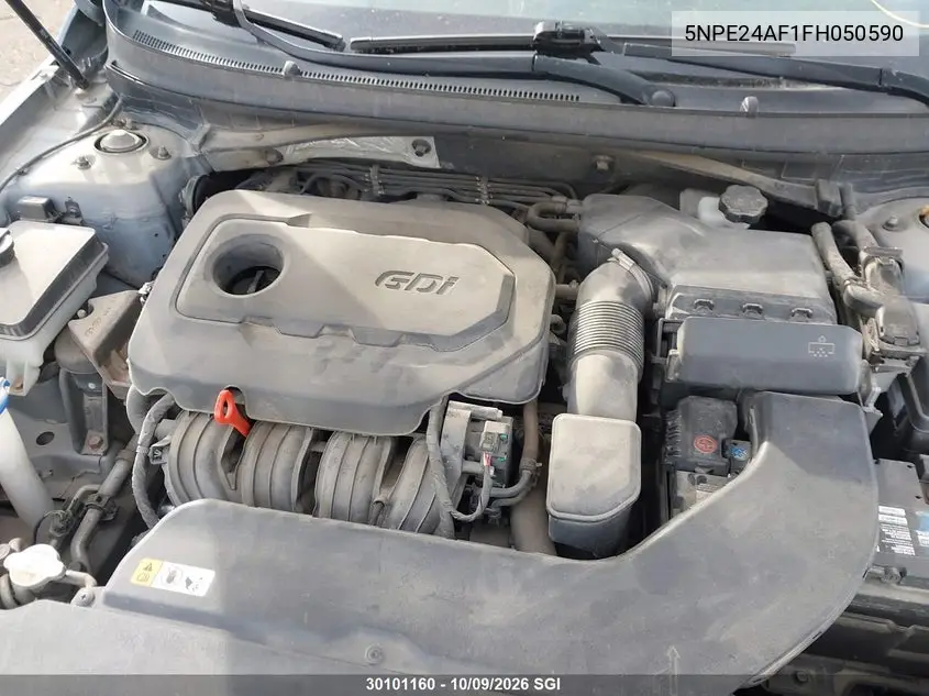 2015 HYUNDAI SONATA VIN 5NPE24AF1FH050590 — фото 10