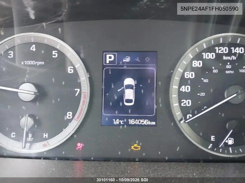 2015 HYUNDAI SONATA VIN 5NPE24AF1FH050590 — фото 15