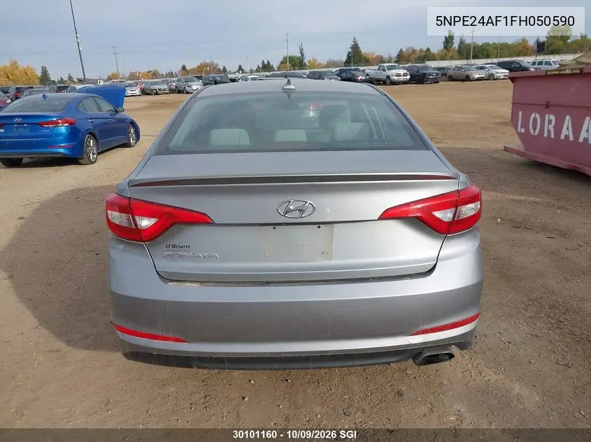 2015 HYUNDAI SONATA VIN 5NPE24AF1FH050590 — фото 16