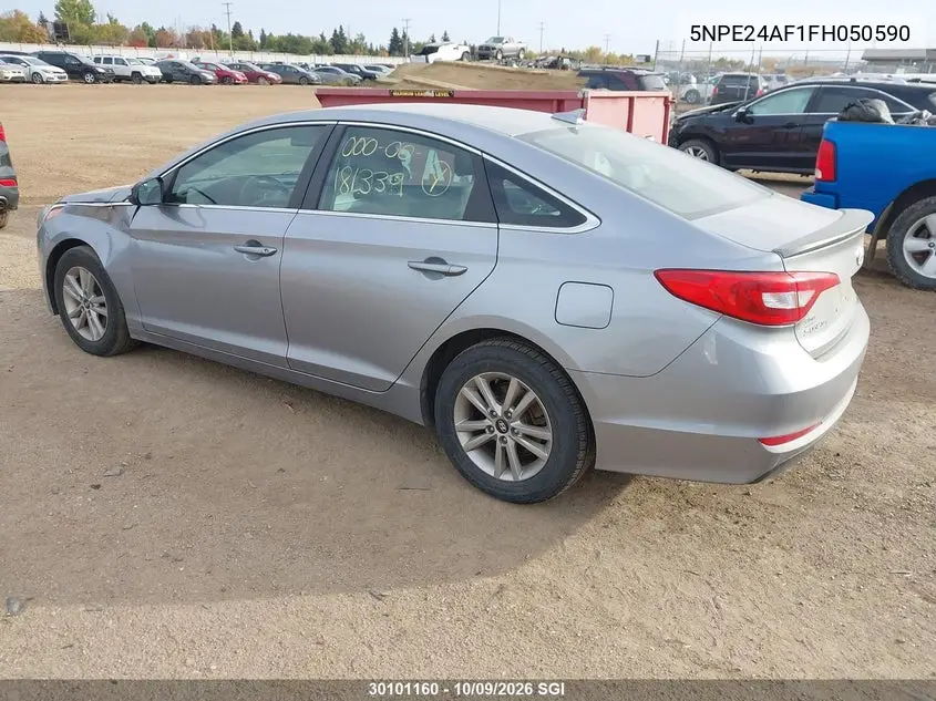 2015 HYUNDAI SONATA VIN 5NPE24AF1FH050590 — фото 3