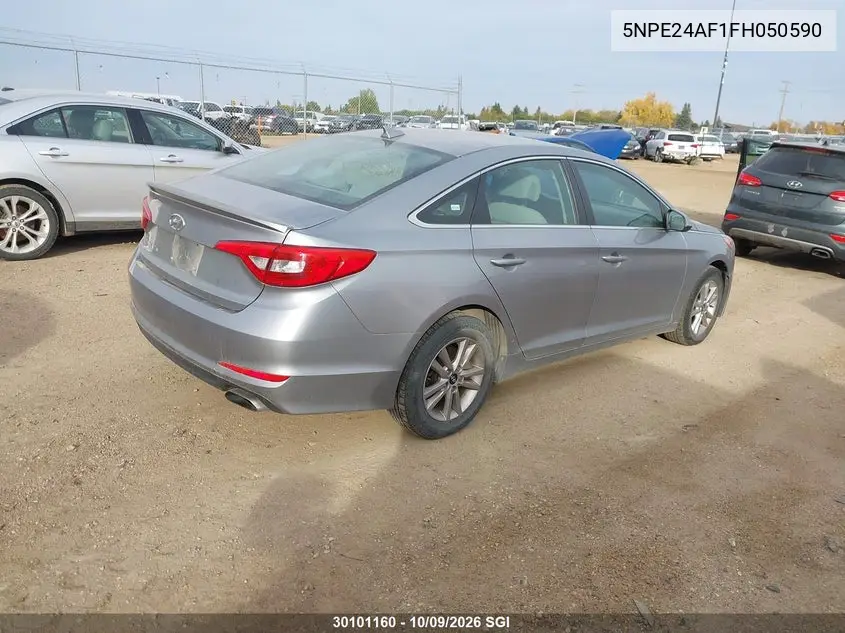 2015 HYUNDAI SONATA VIN 5NPE24AF1FH050590 — фото 4