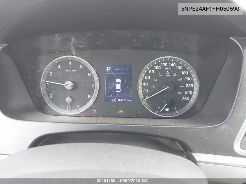 2015 HYUNDAI SONATA VIN 5NPE24AF1FH050590 — фото 7