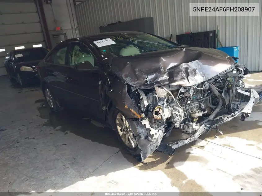 HYUNDAI SONATA 2015, VIN 5NPE24AF6FH208907