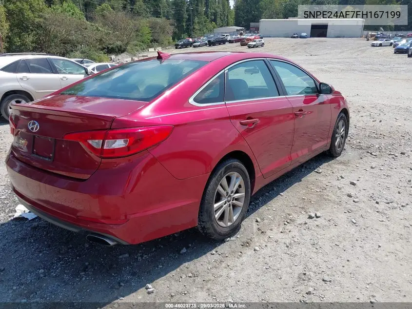 2015 HYUNDAI SONATA VIN 5NPE24AF7FH167199 — фото 4