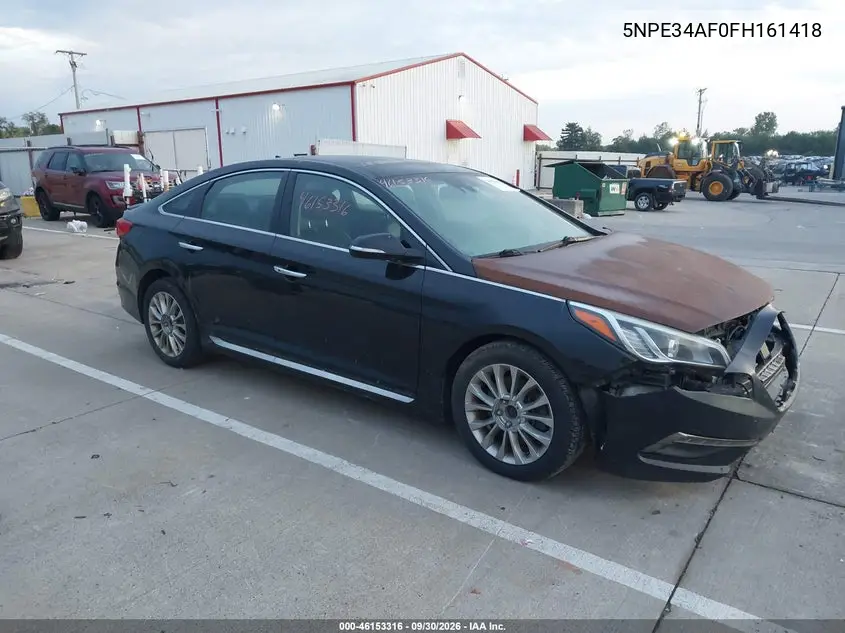 HYUNDAI SONATA 2015, VIN 5NPE34AF0FH161418