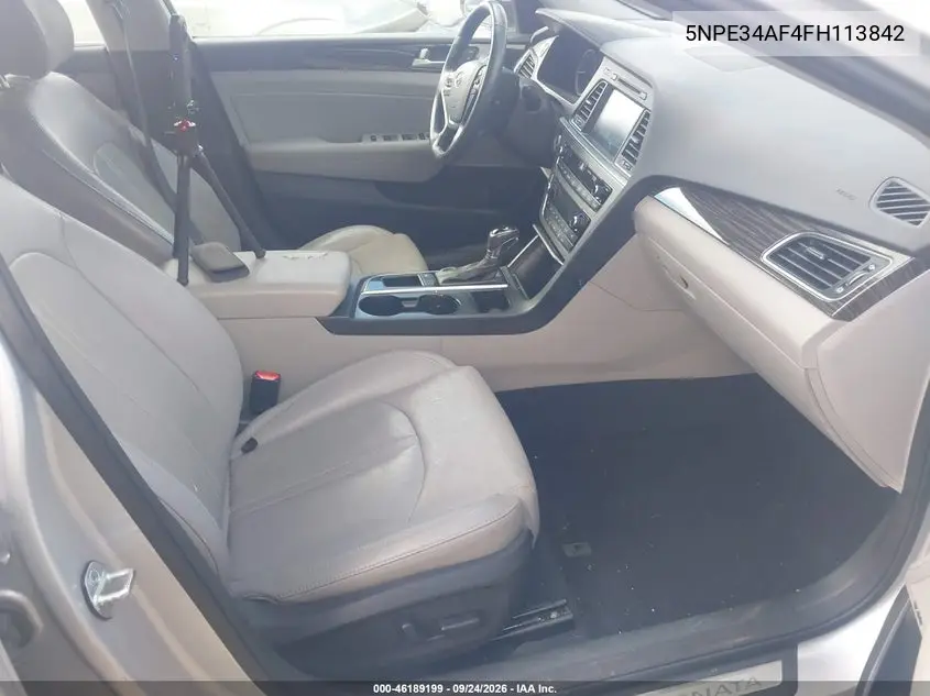 2015 HYUNDAI SONATA VIN 5NPE34AF4FH113842 — фото 5