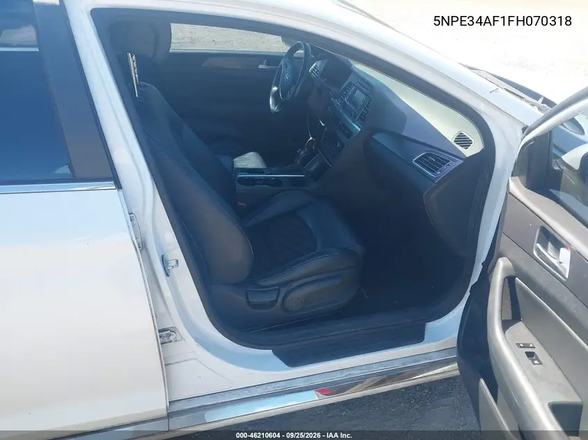 2015 HYUNDAI SONATA VIN 5NPE34AF1FH070318 — фото 5