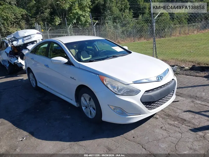 HYUNDAI SONATA 2015, VIN KMHEC4A4XFA138858