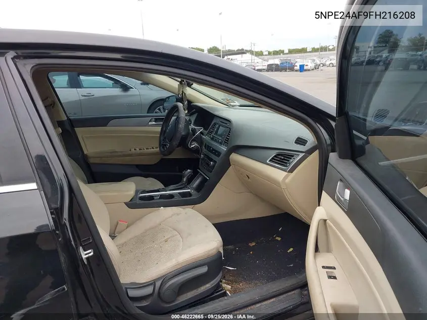 2015 HYUNDAI SONATA VIN 5NPE24AF9FH216208 — фото 5
