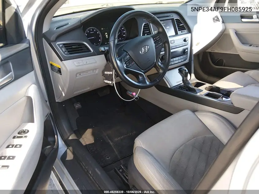 2015 HYUNDAI SONATA VIN 5NPE34AF9FH085925 — фото 5