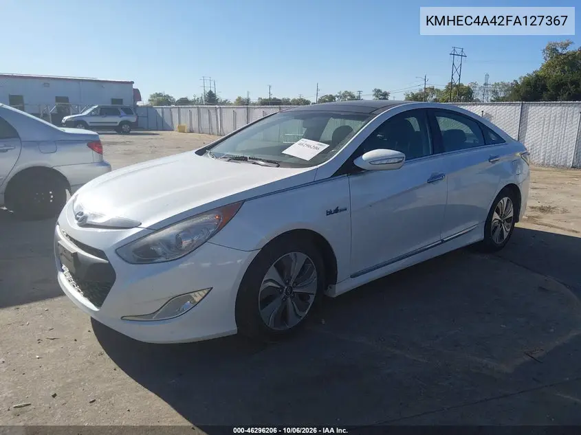 2015 HYUNDAI SONATA VIN KMHEC4A42FA127367 — фото 2