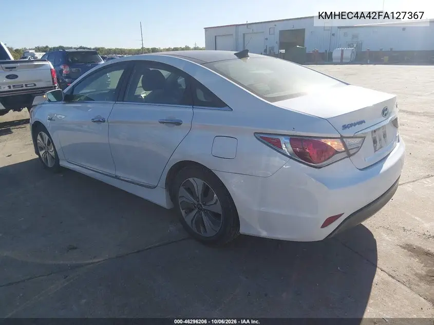 2015 HYUNDAI SONATA VIN KMHEC4A42FA127367 — фото 3