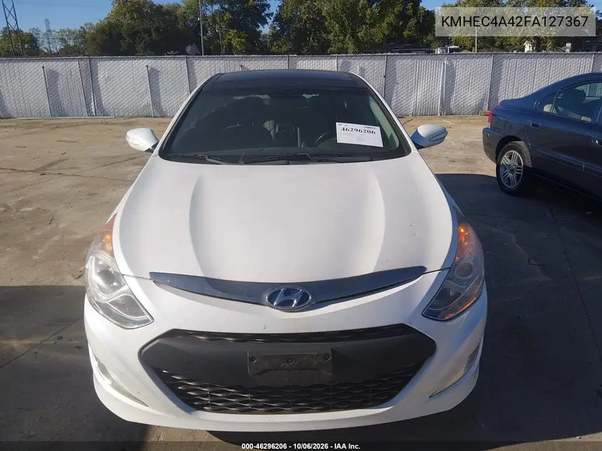 2015 HYUNDAI SONATA VIN KMHEC4A42FA127367 — фото 6