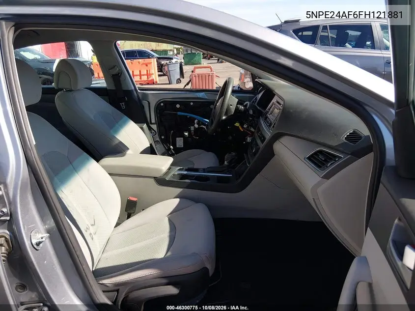2015 HYUNDAI SONATA VIN 5NPE24AF6FH121881 — фото 5