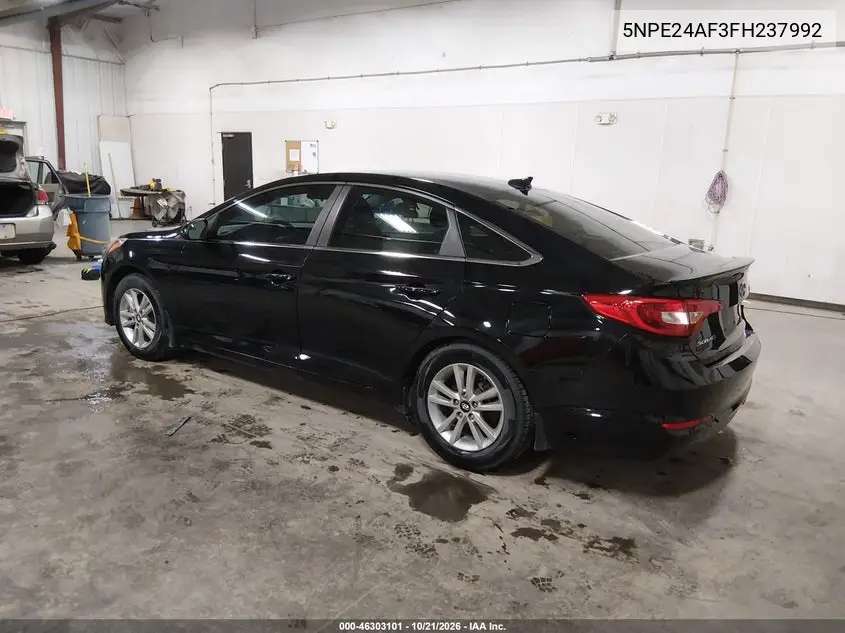 2015 HYUNDAI SONATA VIN 5NPE24AF3FH237992 — фото 3