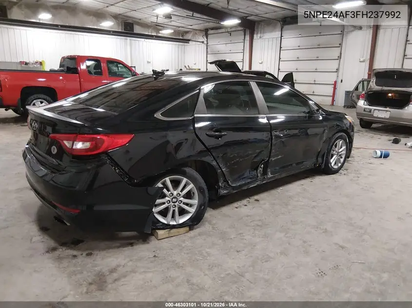 2015 HYUNDAI SONATA VIN 5NPE24AF3FH237992 — фото 4