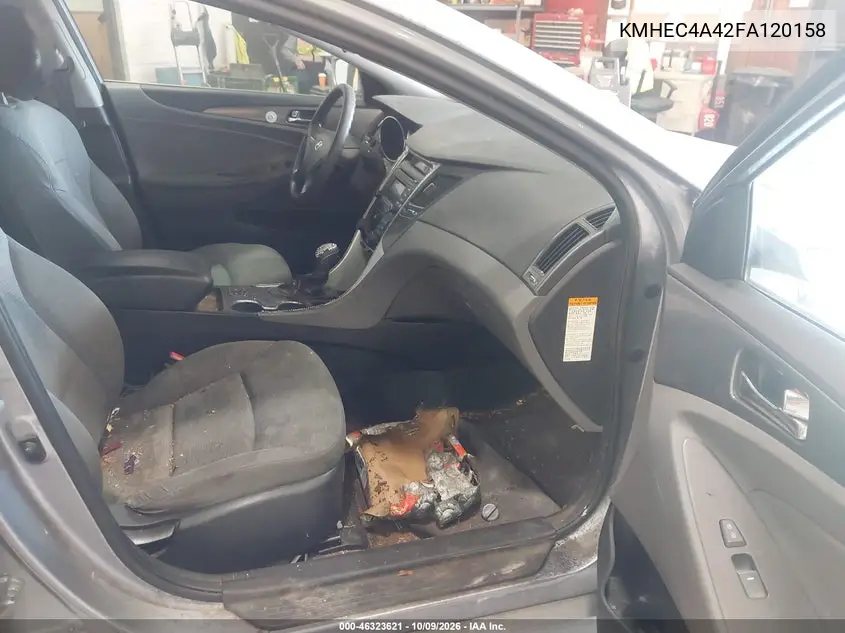 2015 HYUNDAI SONATA VIN KMHEC4A42FA120158 — фото 5
