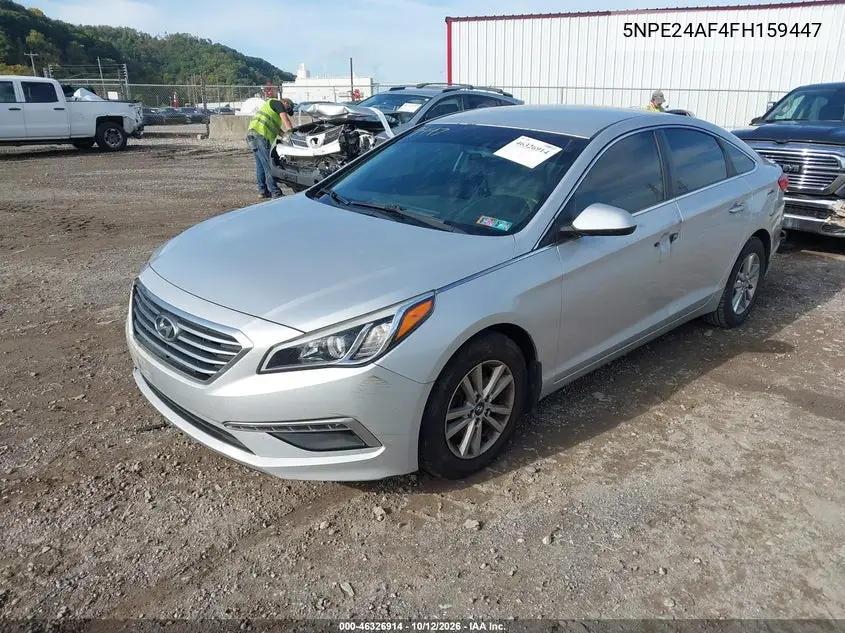 2015 HYUNDAI SONATA VIN 5NPE24AF4FH159447 — фото 2