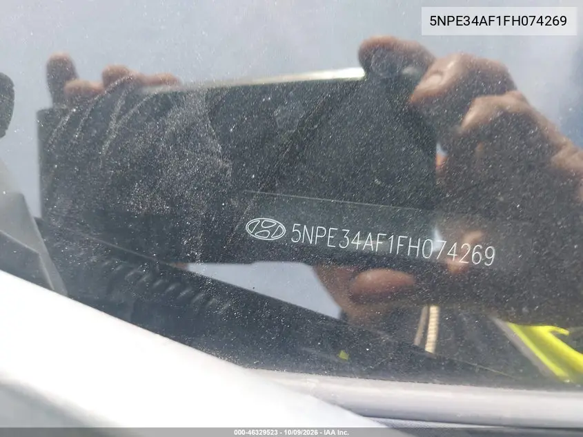 2015 HYUNDAI SONATA VIN 5NPE34AF1FH074269 — фото 12
