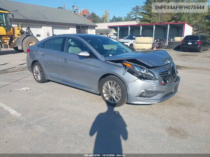 HYUNDAI SONATA 2015, VIN 5NPE34AF9FH075444