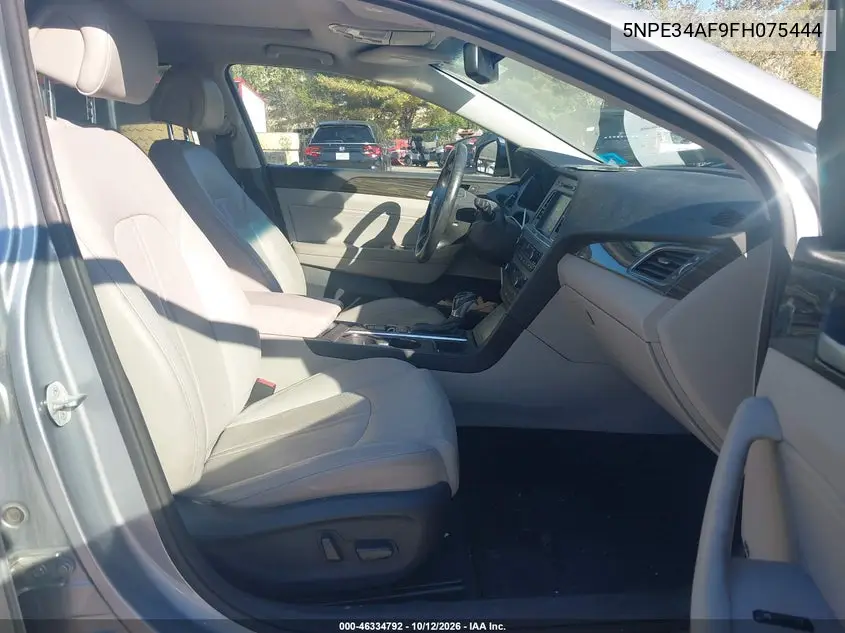 2015 HYUNDAI SONATA VIN 5NPE34AF9FH075444 — фото 5