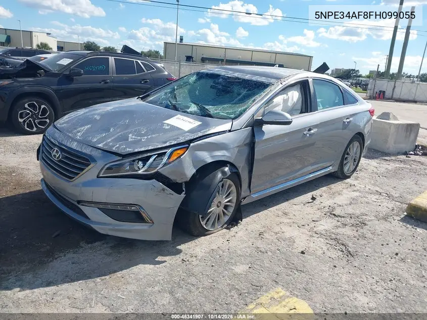 2015 HYUNDAI SONATA VIN 5NPE34AF8FH099055 — фото 2