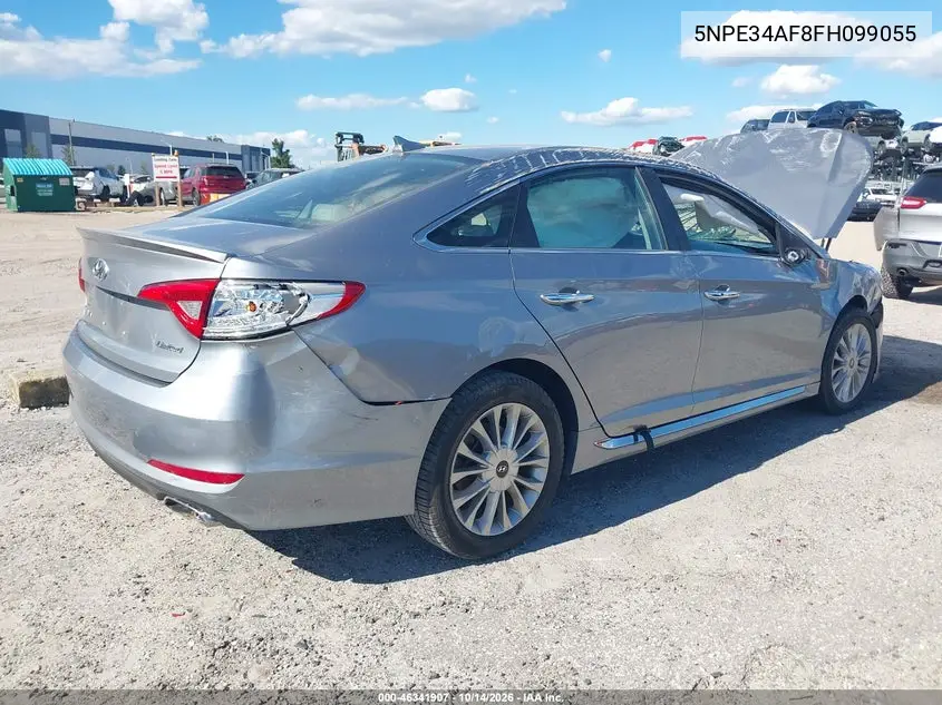 2015 HYUNDAI SONATA VIN 5NPE34AF8FH099055 — фото 4