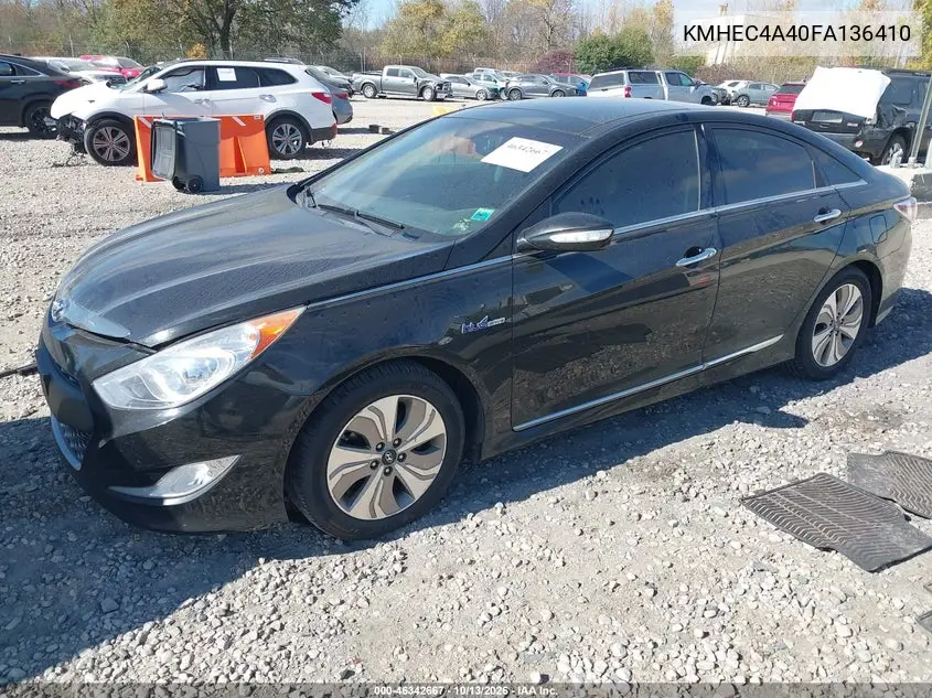2015 HYUNDAI SONATA VIN KMHEC4A40FA136410 — фото 2