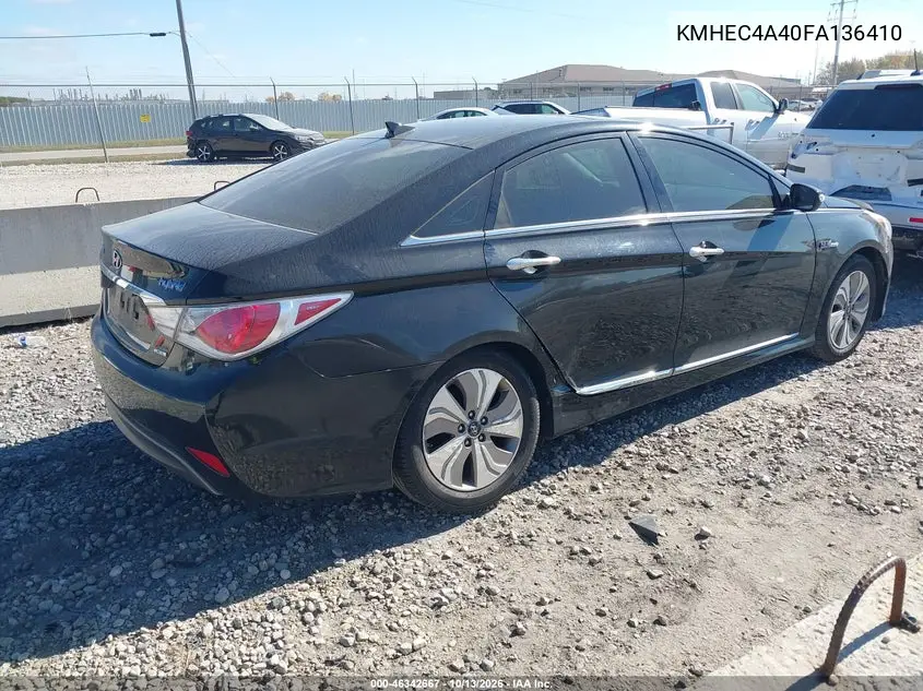 2015 HYUNDAI SONATA VIN KMHEC4A40FA136410 — фото 4