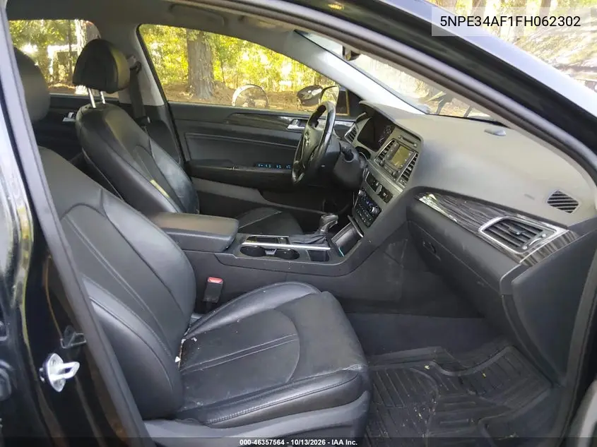 2015 HYUNDAI SONATA VIN 5NPE34AF1FH062302 — фото 5