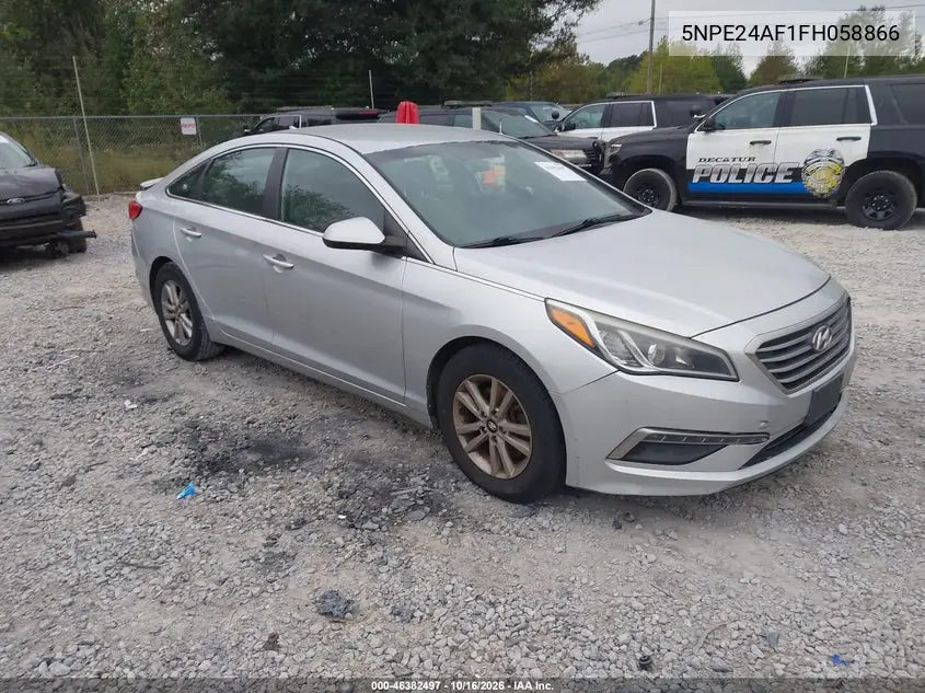 HYUNDAI SONATA 2015, VIN 5NPE24AF1FH058866