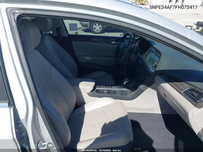 2015 HYUNDAI SONATA VIN 5NPE34AF7FH073417 — фото 5