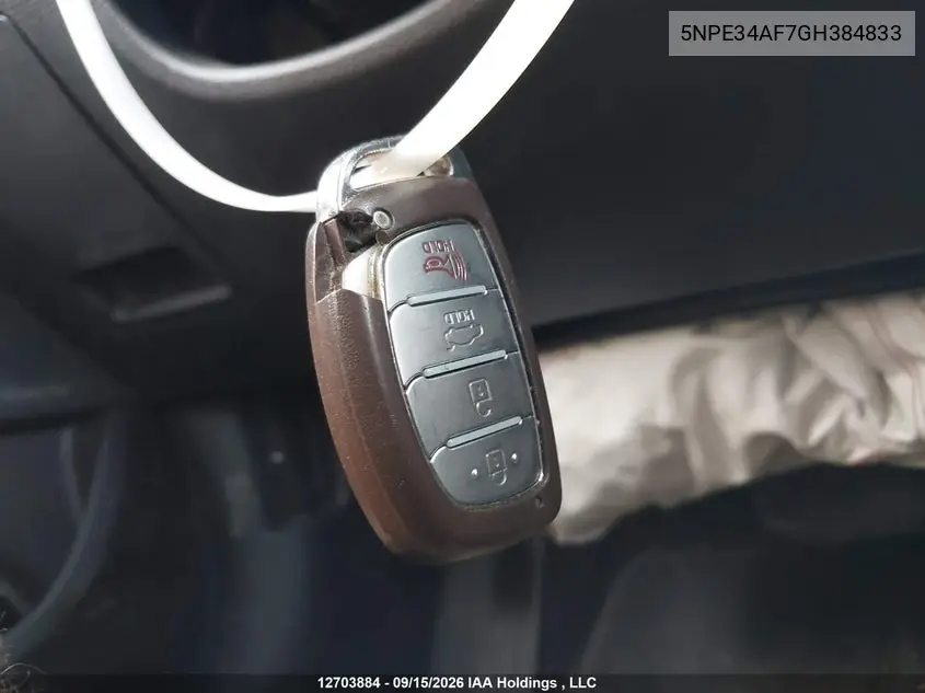 2016 HYUNDAI SONATA VIN 5NPE34AF7GH384833 — фото 11