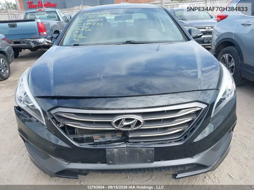 2016 HYUNDAI SONATA VIN 5NPE34AF7GH384833 — фото 12