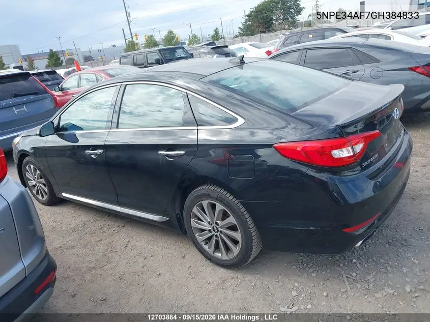 2016 HYUNDAI SONATA VIN 5NPE34AF7GH384833 — фото 14