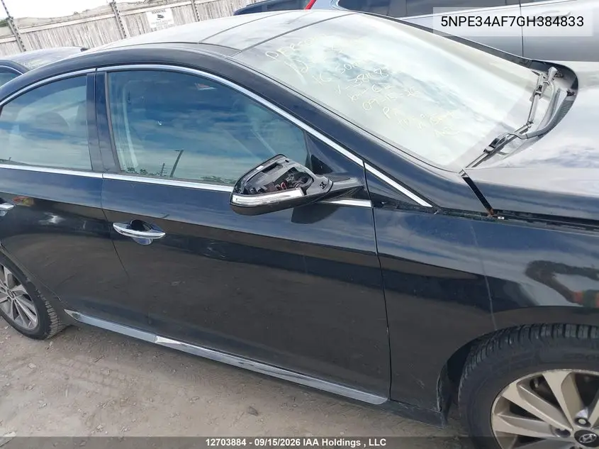 2016 HYUNDAI SONATA VIN 5NPE34AF7GH384833 — фото 18