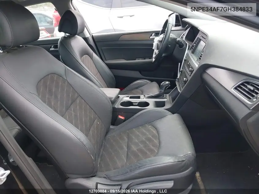 2016 HYUNDAI SONATA VIN 5NPE34AF7GH384833 — фото 5