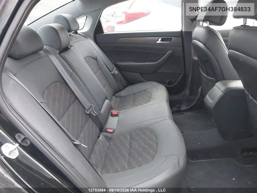 2016 HYUNDAI SONATA VIN 5NPE34AF7GH384833 — фото 8