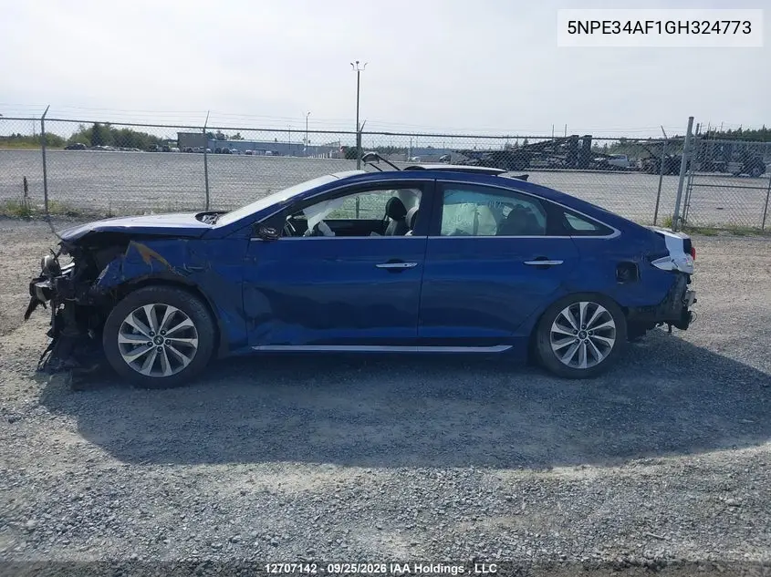 2016 HYUNDAI SONATA VIN 5NPE34AF1GH324773 — фото 15