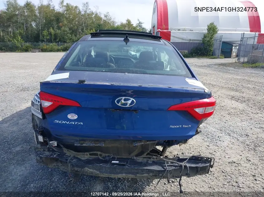 2016 HYUNDAI SONATA VIN 5NPE34AF1GH324773 — фото 17