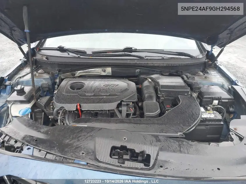 2016 HYUNDAI SONATA VIN 5NPE24AF9GH294568 — фото 10